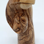 Grace your home with the timeless beauty of the Virgin Mary and Baby Jesus Handcrafted Olivewood Statue by Zuluf - Zuluf