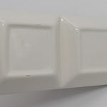 Hand Painted Armenian Ceramic Rectangular Plate divided into Two 16*8*2 cm CER039 - Zuluf