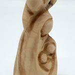 Holy Family Wooden Figurine from Bethlehem - Durable, Long-Lasting Tabletop or Desk Display - Zuluf