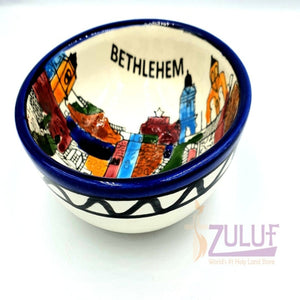 Holy Land Gift Ceramic Bowl Holy Land Souvenir Gift by Zuluf - CER033 - Zuluf