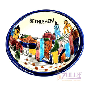 Holy Land Gift Ceramic Bowl Holy Land Souvenir Gift by Zuluf - CER033 - Zuluf