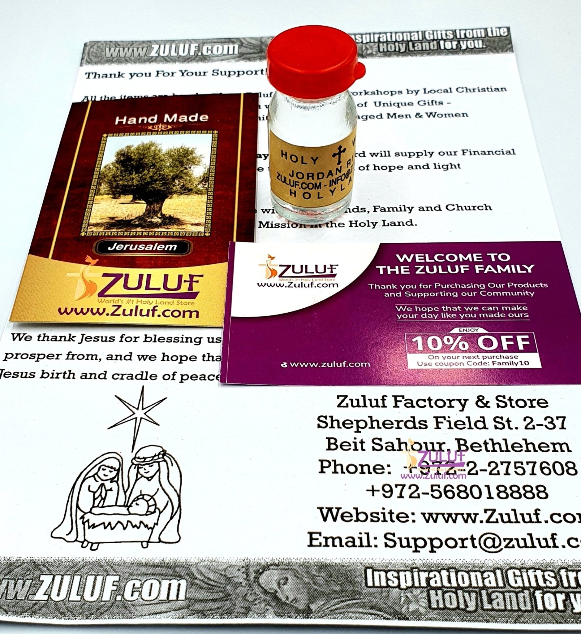 Holy land Holy water from jordan river PER026 - Zuluf
