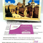 Holy Land Pictures & Sites in Bethlehem - 10 PostCards in 1 HLG212 - with Zuluf Certificate - Zuluf