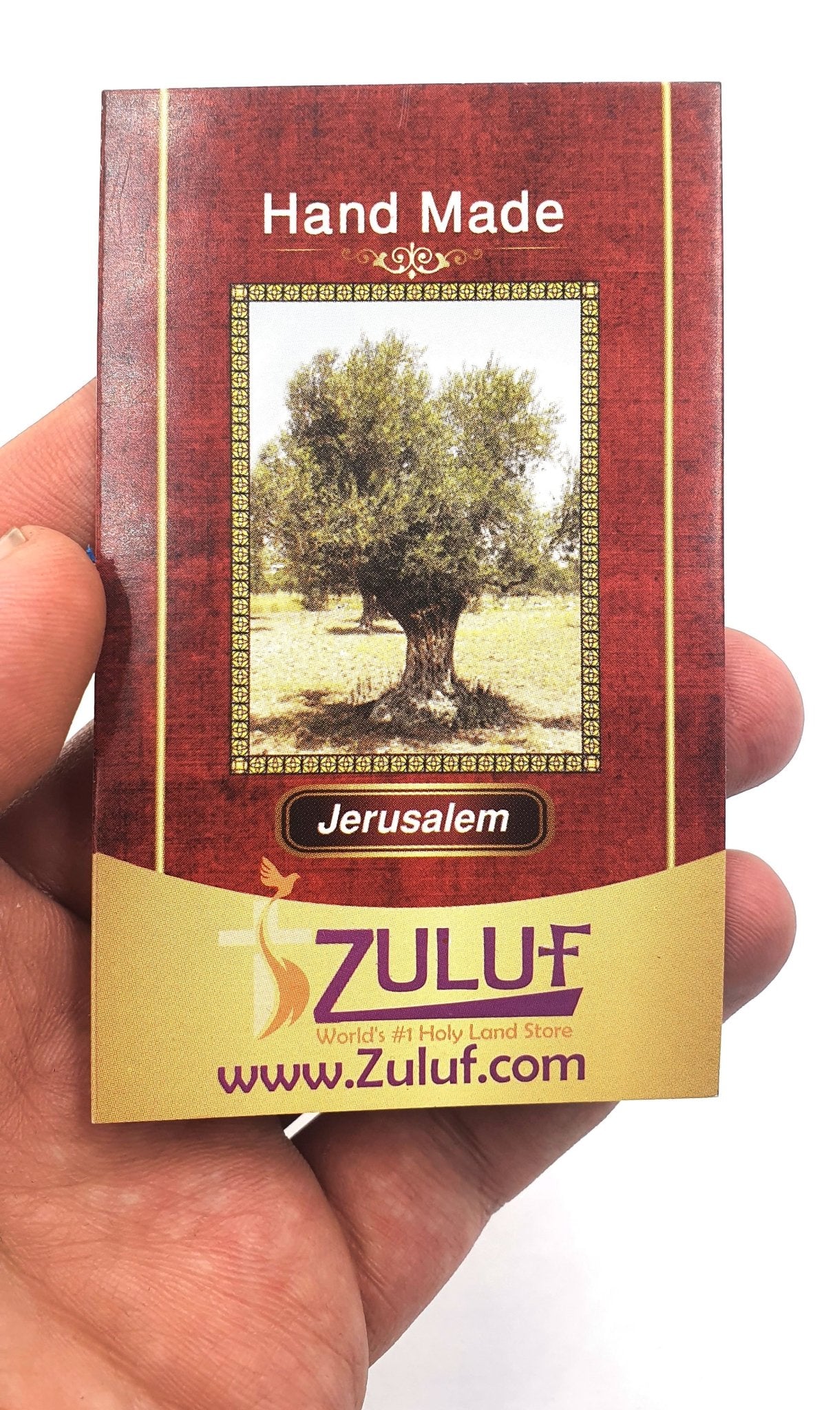 Holy Water From The Jordan River In 1 7/8 Inch Glass Vial Bottle | Blessed Holy Water Catholic Mini Holy Water Bottle Glass From Jordan River Holy Land Israel | House Blessing Jerusalem Gifts HLG004 - Zuluf