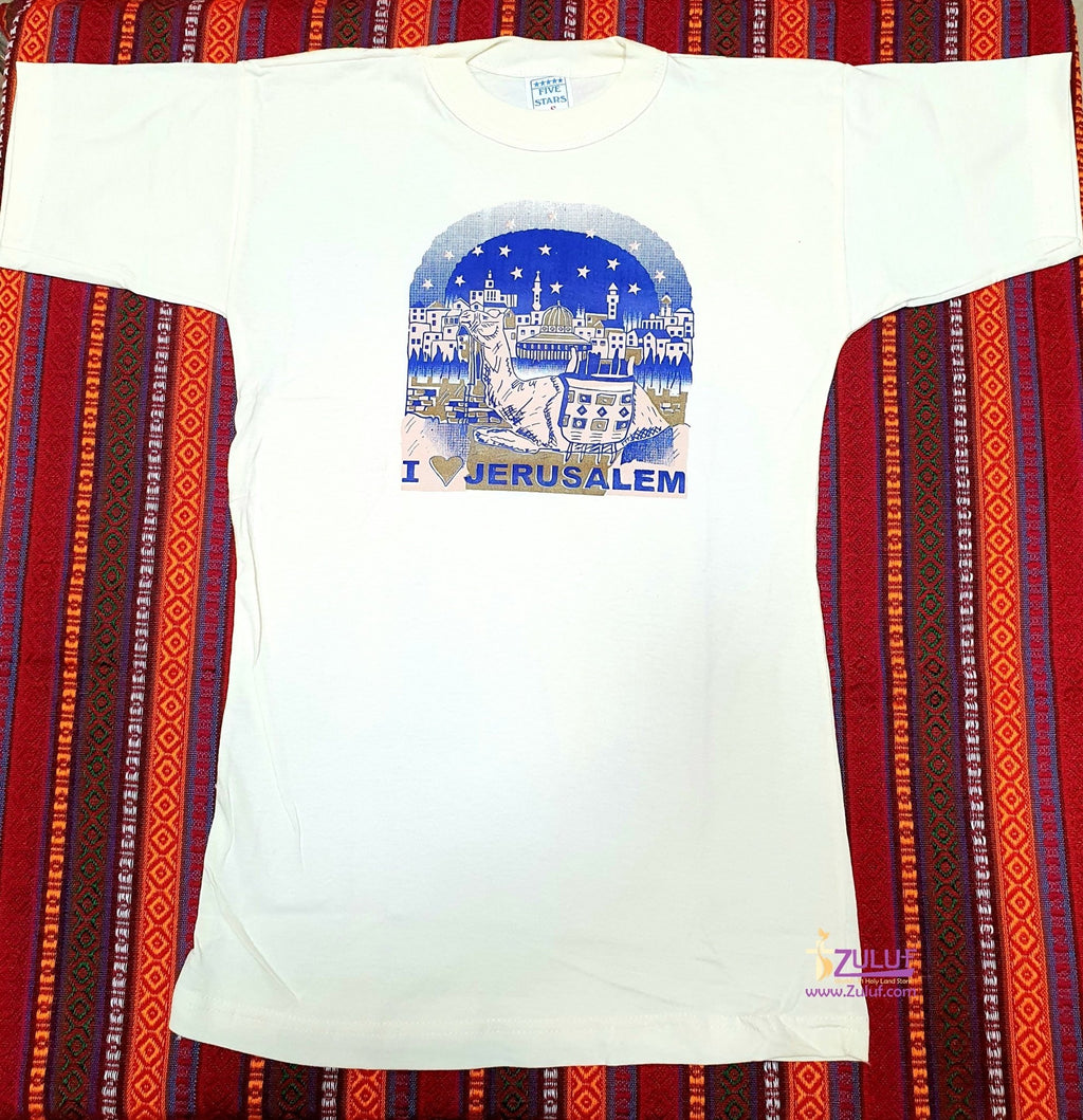 I love Jerusalem Men T.shirt TSH014 - Zuluf