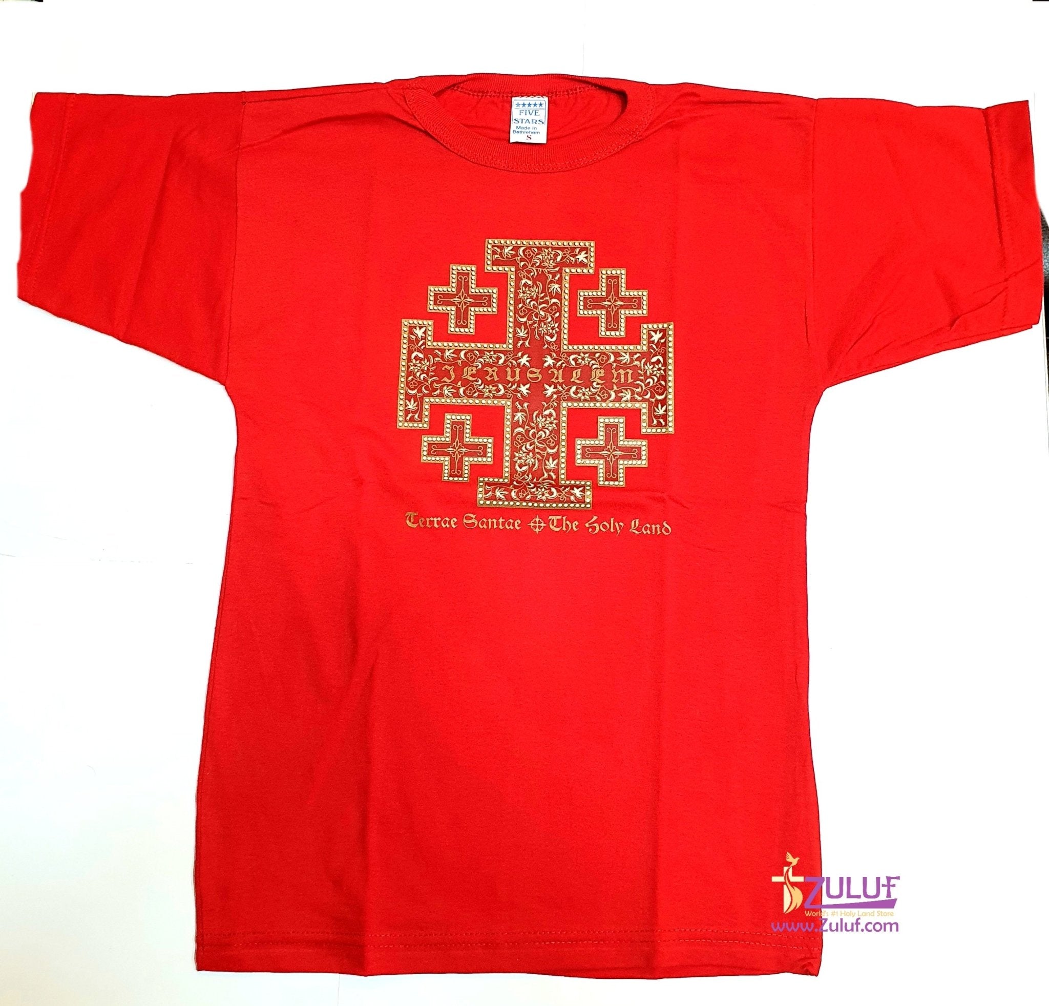 Jerusalem Cross Men T.shirt TSH010 - Zuluf