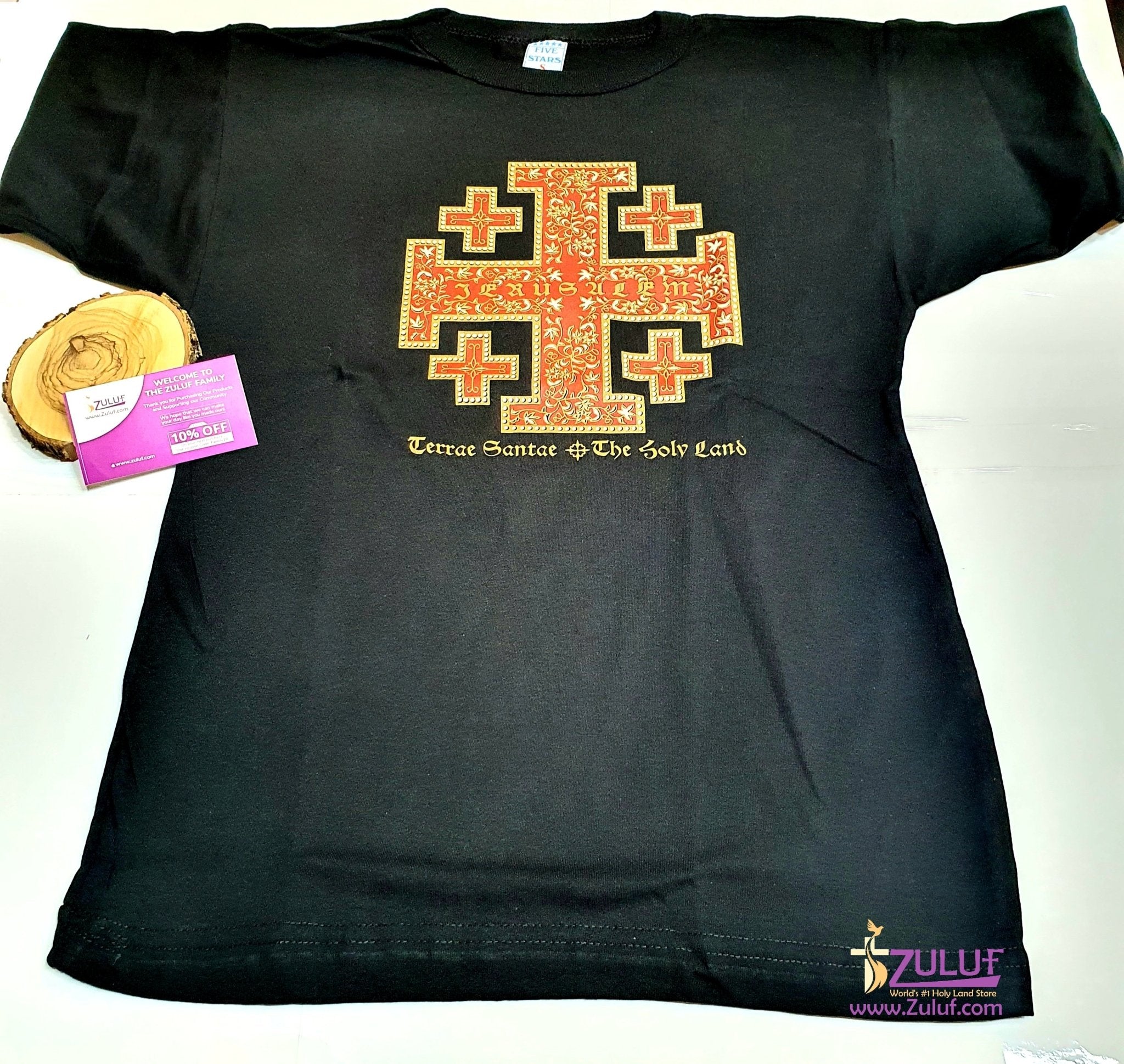 Jerusalem Cross Men T.shirt TSH010 - Zuluf