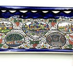 jerusalem décor bowl - Ceramic Holy Land Souvenir Israel Judaica Bowl Jerusalem by Zuluf - CER029 - Zuluf