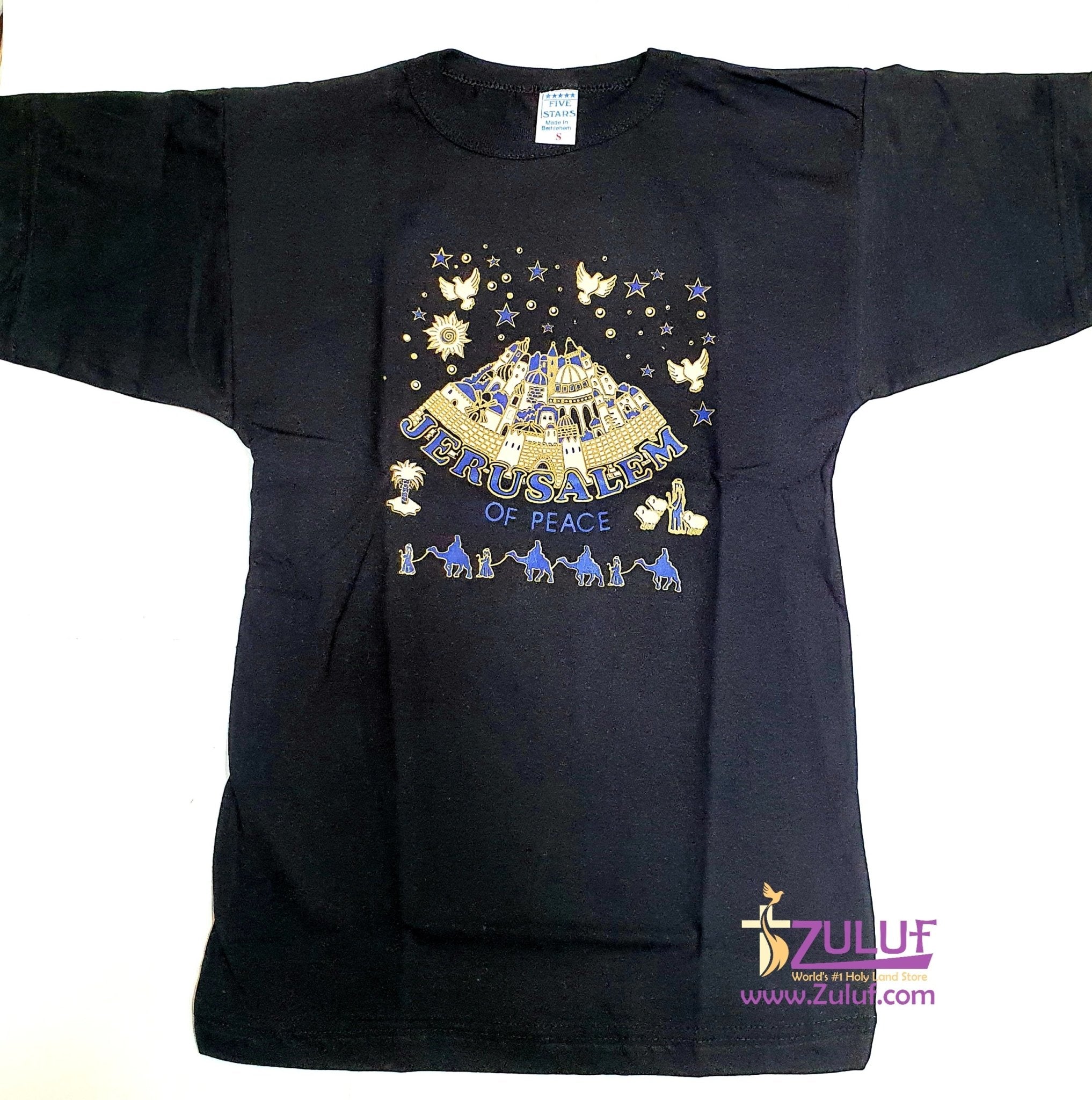 Jerusalem of Peace Men size T.Shirt TSH009 - Zuluf