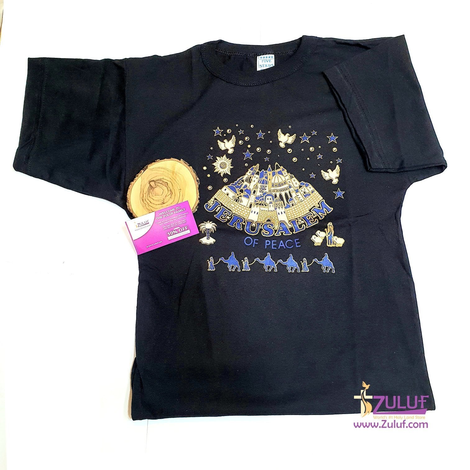 Jerusalem of Peace Men size T.Shirt TSH009 - Zuluf