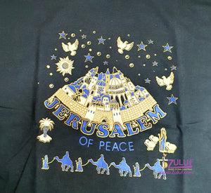 Jerusalem of Peace Men size T.Shirt TSH009 - Zuluf