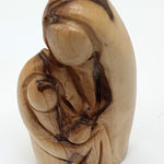 mall Olive Wood Catholic Christian Statue - Handmade in Bethlehem - Perfect for Tabletop or Holding Family Blessing - Zuluf