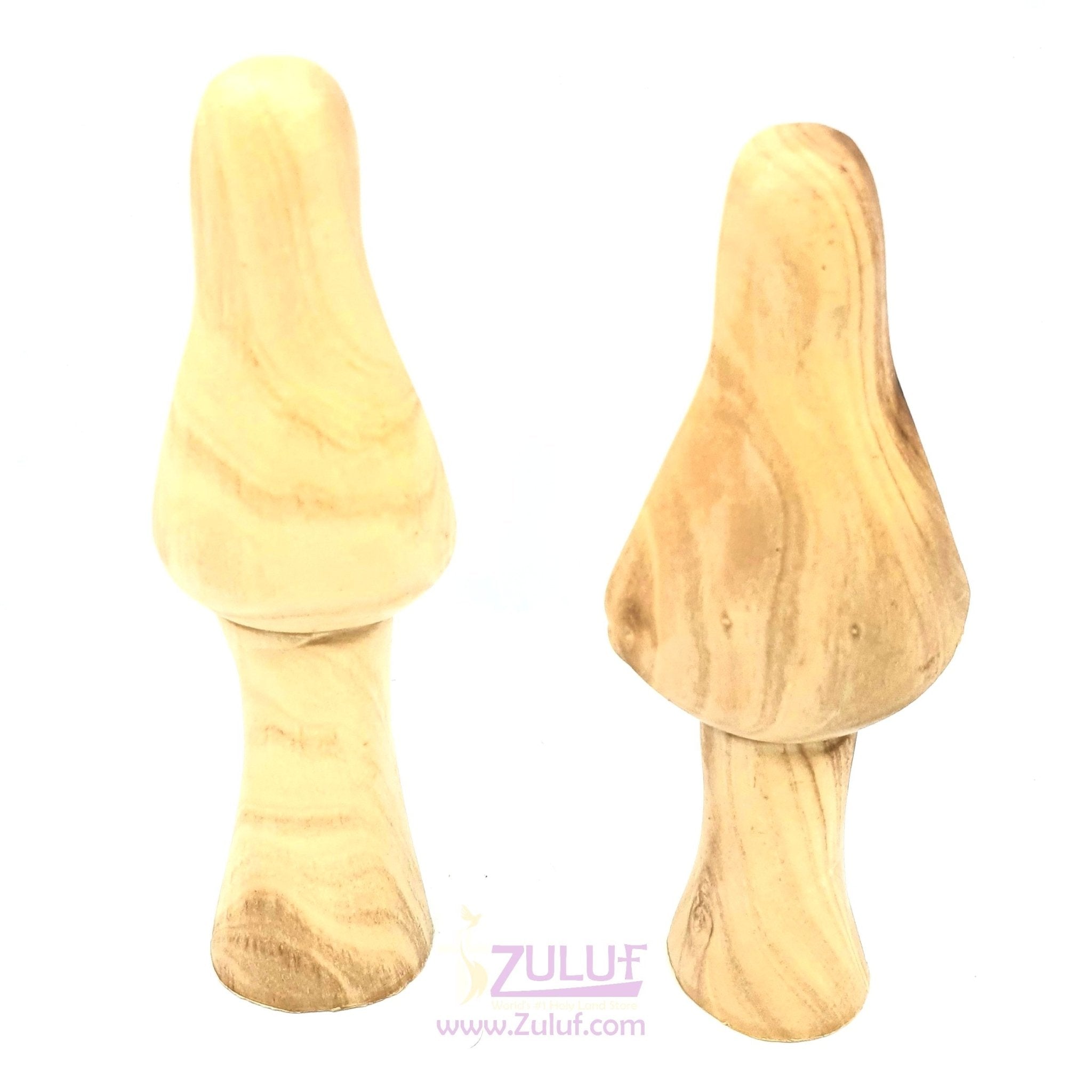 Mary and Elizabeth Olive Wood Statues Hand Made from Jerusalem 2 Pieces - MAR024 - Zuluf