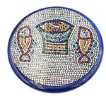 Medium Armenian Round Hand Painted Jerusalem Ceramic Plate 16cm / 6.2 Inches - CER002 - Zuluf