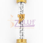 Metalic Mazuza from holy land JUD011 - Zuluf