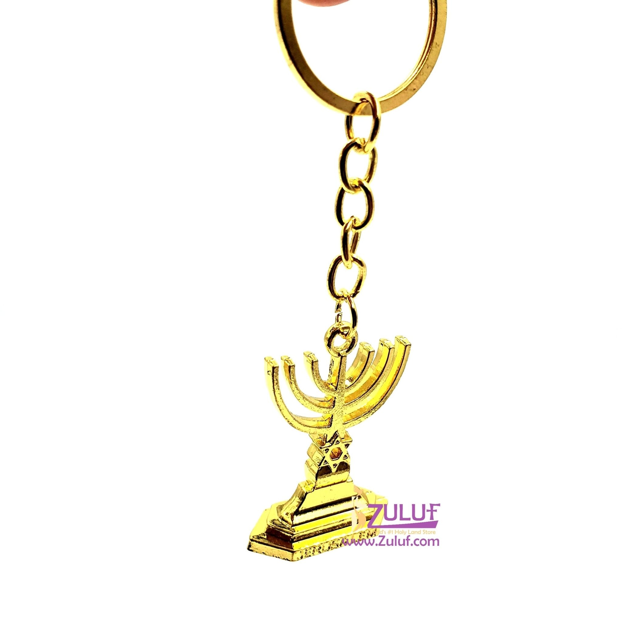 Metalic medal jewish candelstick JUD008 - Zuluf