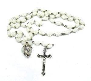 Mother of Pearl Rosary from Jerusalem Israel - ROS046 - Zuluf