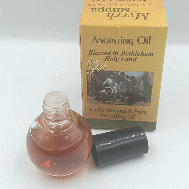 Myrrh Anointing Oil Bottle 60 ml / 2.02 Fl. Oz. Holyland Mirra