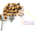 Nazareth Olive Wood Rosary - ROS040 - Zuluf