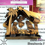 Olive Wood Grotto Christmas Tree Ornament Decoration Holy land Gift By Zuluf - (ORN002) - Zuluf