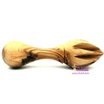 Olive wood hand made garved Manual Lemon Squeezer KIT019 - Zuluf