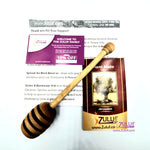 Olive wood hand made Honey stick KIT020 - Zuluf
