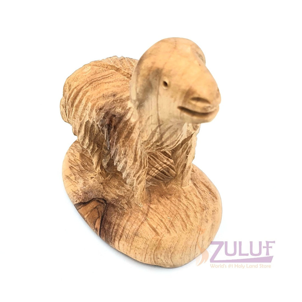 Olive wood Lamb Sheep hand made bethlehem ANI009 - Zuluf