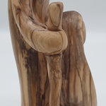 Olive Wood Nativity Figurine Made in the Holy Land - Unique Christmas Gift for Friends and Family - Zuluf
