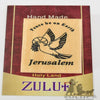 Peace be on Earth Jerusalem Magnet - Zuluf Olive Wood Factory - MAG050 - Zuluf