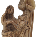 Star of Bethlehem Holy Nativity Family - Hand-Carved Olive Wood Figurine - Featuring Mary and Joseph - Artisan Crafted for Spiritual Decor & Display - Zuluf