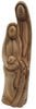 Wooden Holy Family - Expertly Hand-Carved Nativity Statue of Joseph, Mary, and Baby Jesus - Mary and Joseph Figurines for Home & Religious Décor - Zuluf