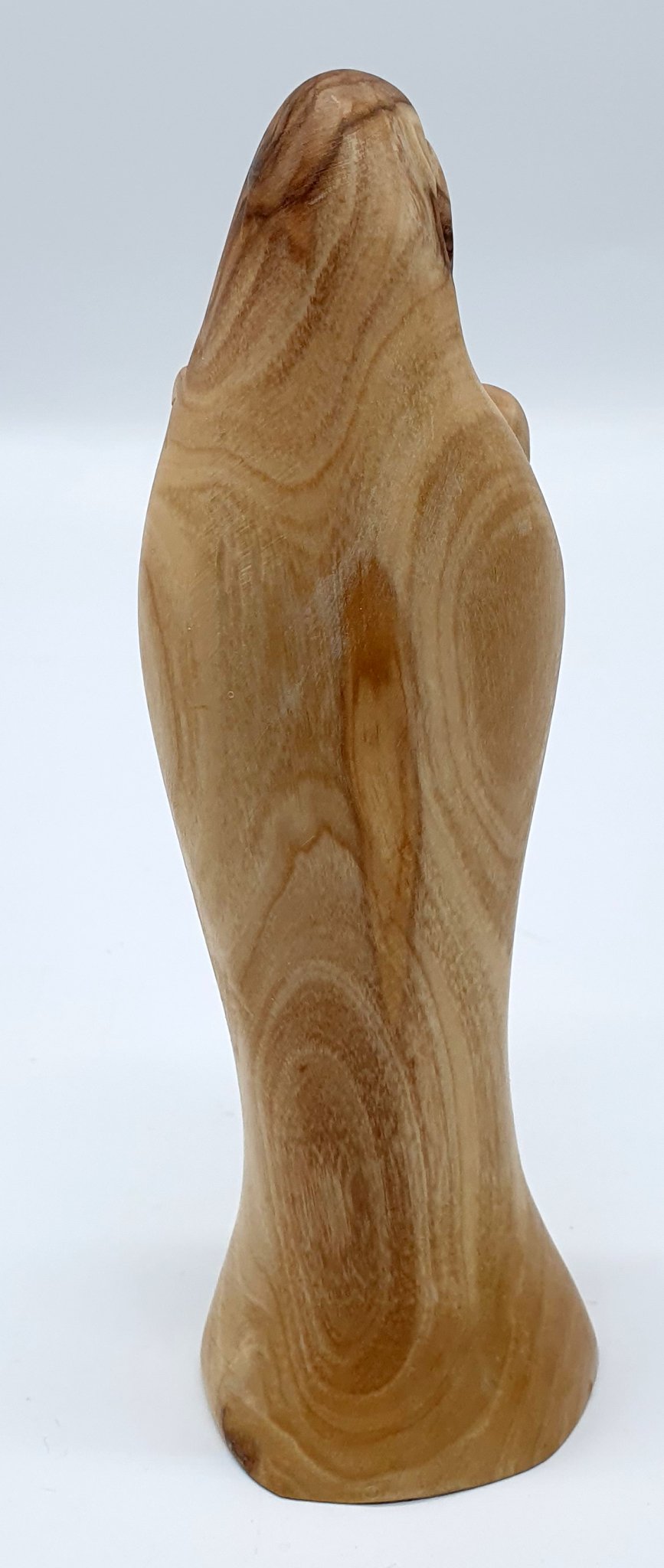 Zuluf Handcrafted Olive Wood Statue: Virgin Mary and Baby Jesus - 5.3 Inches, Artisan Handcraft, Holy Land Souvenir - Zuluf