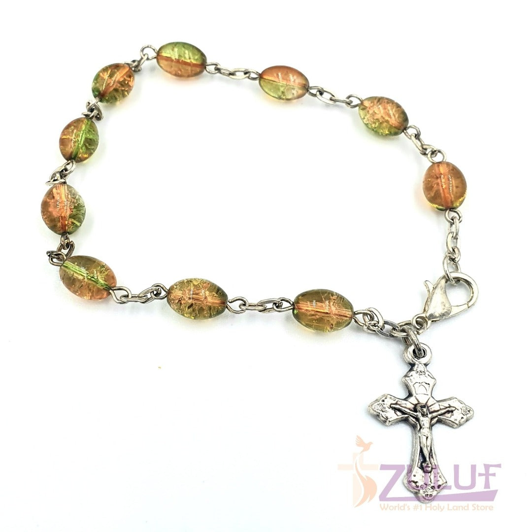 Zuluf Men's Religious Bracelet Jesus Crucifix Silver Plated Bracelets Religious Jewelry Stores - BRA018 - Zuluf