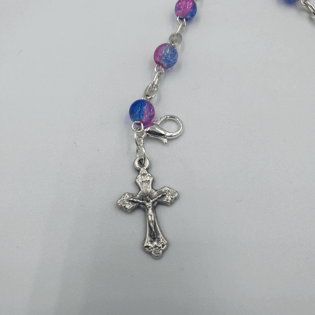 Zuluf Men's Religious Bracelet Jesus Crucifix Silver Plated Bracelets Religious Jewelry Stores - BRA068 - Zuluf
