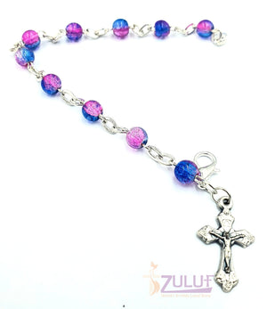 Zuluf Men's Religious Bracelet Jesus Crucifix Silver Plated Bracelets Religious Jewelry Stores - BRA068 - Zuluf