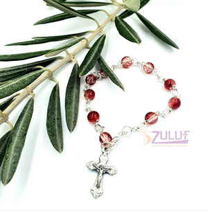 Zuluf Men's Religious Bracelet Jesus Crucifix Silver Plated Bracelets Religious Jewelry Stores - BRA070 - Zuluf